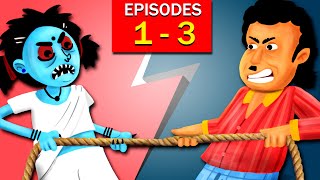 ଚମ୍ପା ଡାହାଣୀ - Foolish Ghost | Parts 1-3 | Odia Stories | Odia Gapa | Ghost Stories | Momo TV