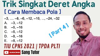 Cara Membaca Pola Deret Angka || TIU CPNS 2021 | TPDA PLTI