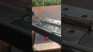 why do welders never tell this secret? hinge welding tricks #welding #welder #fabrication #metal