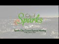 Sparks City Council Special Meeting | June 21, 2024