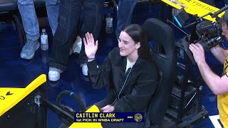 Caitlin Clark got the Pacers crowd hyped before playoff game vs. Bucks | NBA on ESPN