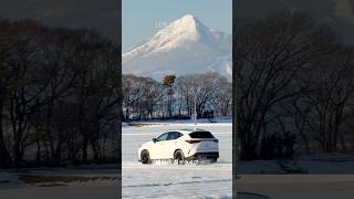 LEXUS NX 350h FSPORT AWD 猪苗代湖ドライブ　#lexusnx350h  #awd #snowdrive  #猪苗代湖