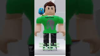 Eskiden Roblox karakterimin aklına gelen