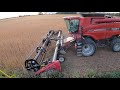 Rough Start - Stop & Go - Case IH 7230 Axial-Flow Combine - MacDon FD75 FlexDraper® - Soybeans - 4K