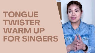 Famous Singer's Tongue Twister Warm-Up: Boost Vocal Agility with the Most Effective Exercises