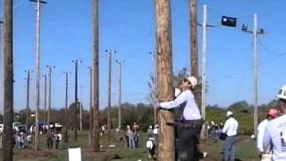 2010 International Linemans Rodeo 14.2 sec. speed climb