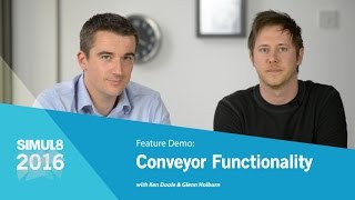 Conveyor Functionality Feature Demo in SIMUL8