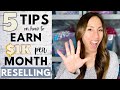 MAKE $1K PER MONTH Reselling Online on Poshmark & eBay: 5 Reselling Tips - Best Side Hustle for 2021