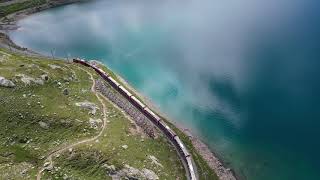 Glacier Express Rhb Lake Lago Bianco Bernina Pass