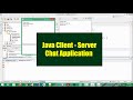 Java: Client - Server GUI Chat Application (Using TCP Socket Programming)