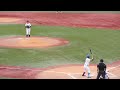 2022 10 9 日 沖政宗 立教大学 vs 松岡泰希 東京大学 ショートゴロ