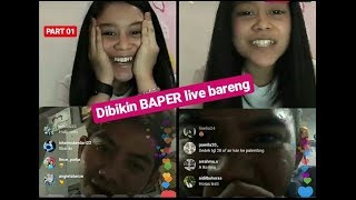 Sembari ngerjain tugas, Lesti live bareng Rizki || BAPER