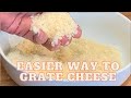 EASIER WAY TO GRATE CHEESE IN THE FOOD PROCESSOR