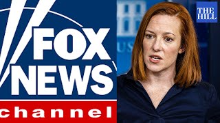 Jen Psaki has testy exchange with Fox News reporter: "It's not funny"