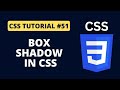 CSS Tutorial #51 - Box Shadow in CSS | Programming For Beginners