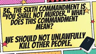 Teach your kids the meaning of The 10 Commandments - Catechism Videos