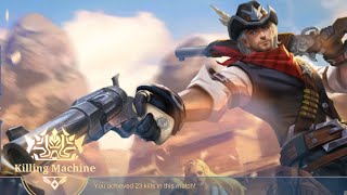 Killing Machine Clint gameplay mobile legends