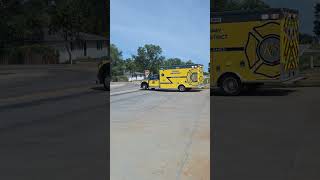 Kearney Mo Ambulance Backs Into Station 1