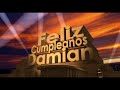 feliz cumpleaños damian