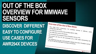 AWR294x devices out of box demo overview