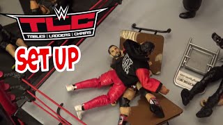 wwe action figure set up