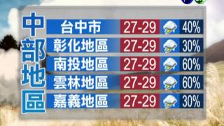 2012.05.11 華視午間氣象 謝安安主播