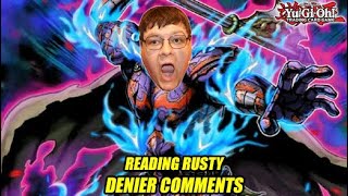 Reading Rusty Denier Yu-Gi-Oh! Comments