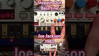 Korg volca bass 80s synth bassline tutorial - Steppin Out by Joe Jackson classic rock 1982