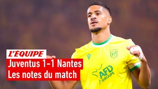 Juventus 1-1 Nantes : Les notes du match
