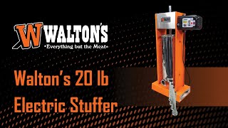 Effortless Sausage Making with Walton's 20 lb Electric Stuffer