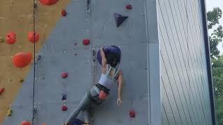 sports climbing 광명시인공암벽장 우측벽 루트 보라[5.11c]등반 강태원클라이밍 2024.05.04