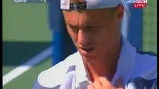 2002 US Open 12 - Agassi vs Hewitt