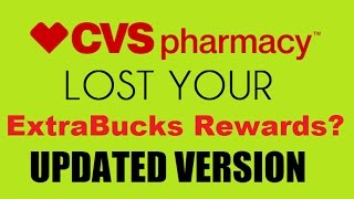 Lost your CVS ExtraBucks? Here's how to get them back! (UPDATED!)