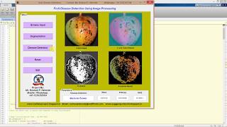 Matlab code for Fruit Disease Detection using Image Processing IEEE Project
