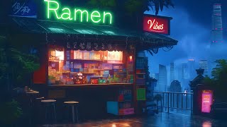 Lofi Hip Hop Beats 🌬️ Retro Coffee Shop \u0026 Vintage 1980s \u0026 90s Town Ambience 🏙️ Lofi Rain Playlist