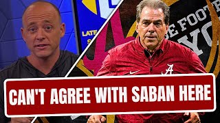 Josh Pate On Nick Saban's CFP Comments (Late Kick Extra)