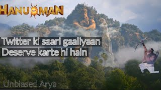 HANU MAN teaser review | Aryan Ayush | jo twitter pe gaaliyaan pad rahi hai wo deserve karte hain...