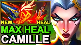 WILD RIFT CHINA CAMILLE TOP - NEW Sundered Sky Camille Build Runes - Challenger Rank Gameplay