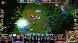 TSM vs LD | TSM vs Lemondogs | Worlds 2013 Day 3 Group A | Full game HD