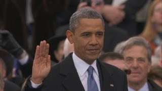 Inauguration: President Barack Obama takes oath of office for second term