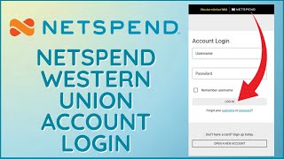 Netspend Western Union Login: How To Login Netspend Western Union Account 2024?