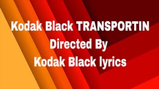 Kodak Black TRANSPORTIN Directed By Kodak Black lyrics