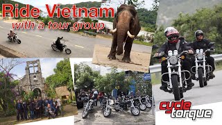 Riding Vietnam on an organised tour