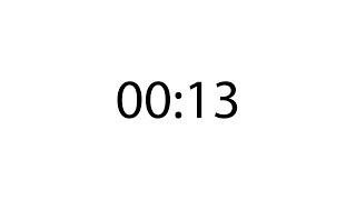 Professional 13 second timer