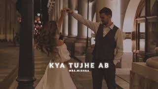 kya tujhe ab ye dil batayen [slowed reverb]|love songs|lofi status|bollywood songs
