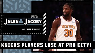 You shouldn't be getting WAXED by 13! - Jalen Rose on Knicks players at Pro City 😬 | Jalen & Jacoby