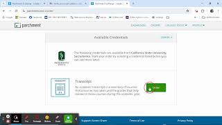 stargaard programming how to order your sac state transcript using Parchment.com