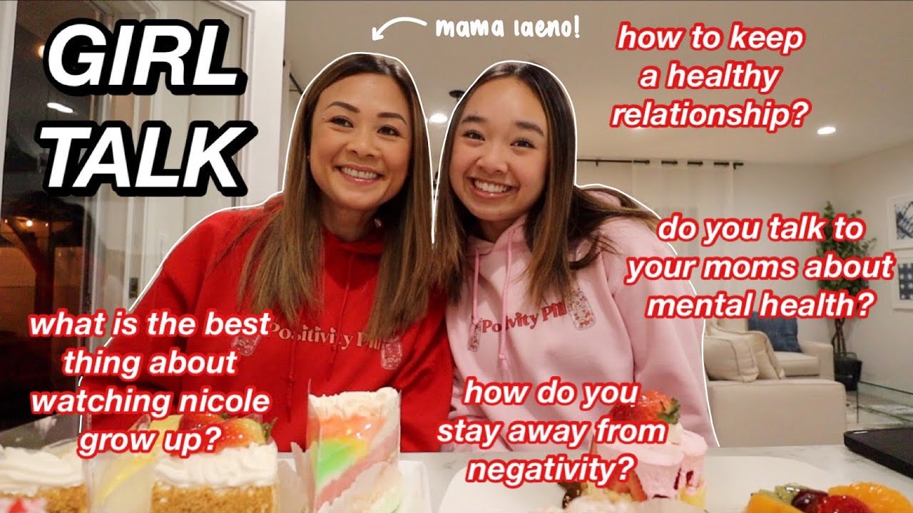 GIRL TALK with mama laeno! ✿╹◡╹ answering questions & eating desserts