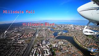 San Carlos Airport Hillsdale Departure 4K