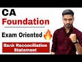 Bank Reconciliation Statement CA Foundation CMA Foundation FREE Accounts Exam oriented CA Pratik